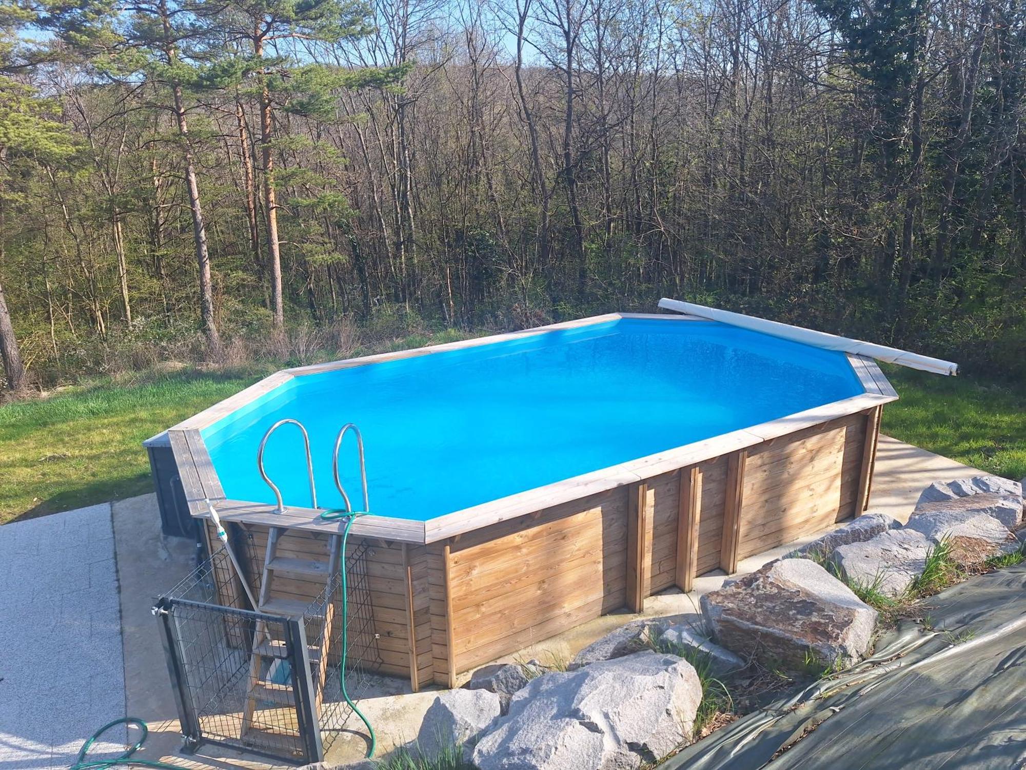 Le Chalet Avec Piscine - Ομπερναί Εξωτερικό φωτογραφία
